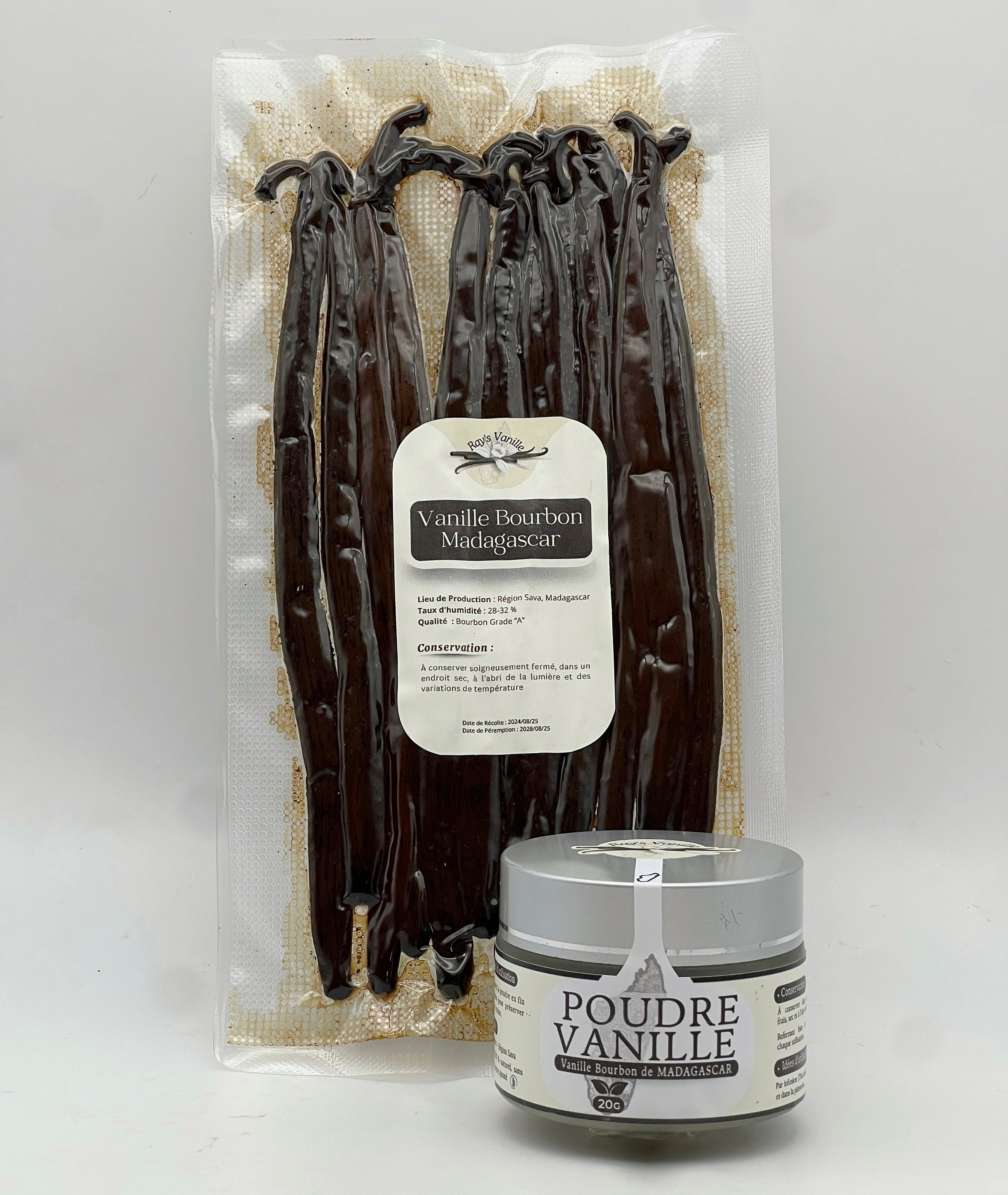 Pack bourbon : 12gousses + 20G Poudre