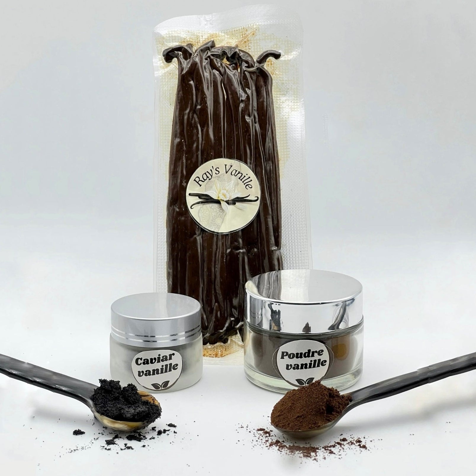 Pack gourmand :  Gousses + Poudre + 10g Caviar vanille